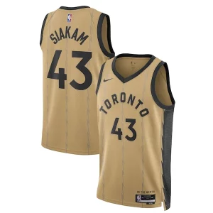 Elegante Duraturo Meraviglioso Pascal Siakam Toronto Raptors Nike Unisex 2023/24 Swingman Jersey Gold City Edition