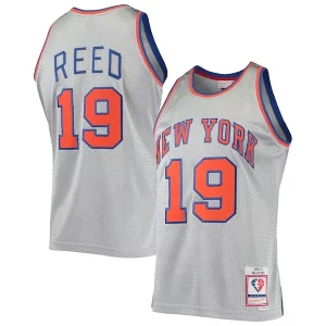 Elegante Fantastico Willis Reed New York Knicks 75th Anniversary 1969/70 Hardwood Classics Swingman Jersey Silver