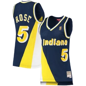 Elegante Fascinante Jalen Rose Indiana Pacers Women's 1996/97 Hardwood Classics Swingman Jersey Navy