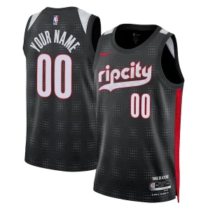 Elegante Fascinante Portland Trail Blazers Nike Unisex 2024/25 Custom Swingman Jersey City Edition Black