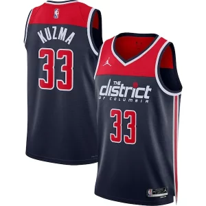 Elegante Kyle Kuzma Washington Wizards Jordan Brand Unisex Swingman Jersey Statement Edition Navy