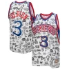 Elegante Magnifico Resistente Allen Iverson Philadelphia 76ers 1996/97 Swingman Jersey White