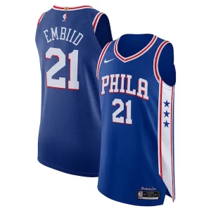 Elegante Moderno Carino Joel Embiid Philadelphia 76ers Nike Authentic Jersey Association Edition Royal