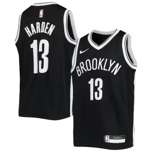 Elegante Ottimo James Harden Brooklyn Nets Nike Youth Swingman Jersey Icon Edition Black