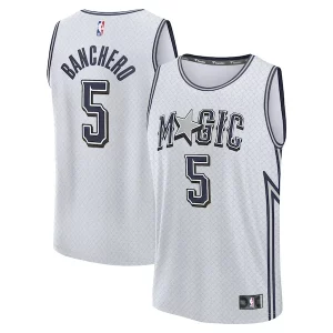 Elegante Paolo Banchero Orlando Magic Youth 2024/25 Fast Break Player Jersey City Edition Silver