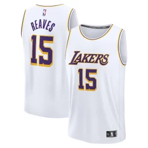 Elegante Prestigioso Lussuoso Austin Reaves Los Angeles Lakers Youth Fast Break Replica Player Jersey Association Edition White