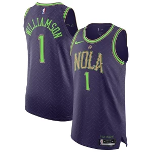 Elegante Resistente Moderno Zion Williamson New Orleans Pelicans Nike 2024/25 Authentic Player Jersey City Edition Purple