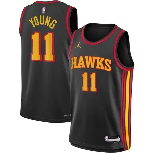 Elegante Splendido Trae Young Atlanta Hawks Jordan Brand Youth Swingman Jersey Statement Edition Black