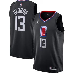 Elegante Trendy Incantevole Paul George LA Clippers Jordan Brand 2020/21 Swingman Jersey Statement Edition Black