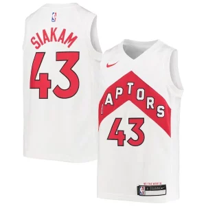 Fantastico Bellissimo Lussuoso Pascal Siakam Toronto Raptors Nike Youth Swingman Jersey Association Edition White/Red