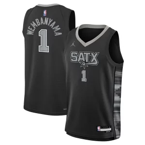 Fantastico Cool Victor Wembanyama San Antonio Spurs Jordan Brand Youth Swingman Jersey Statement Edition Black