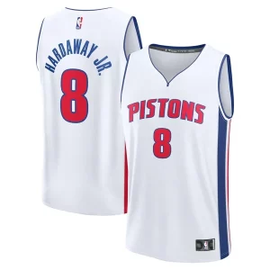 Fantastico Duraturo Tim Hardaway Jr. Detroit Pistons Youth Fast Break Replica Player Jersey Association White Edition