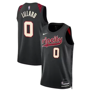 Fantastico Fascinante Comodo Damian Lillard Portland Trail Blazers Nike Unisex 2023/24 Swingman Jersey Black City Edition