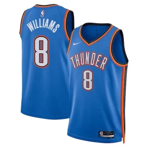 Fantastico Jalen Williams Oklahoma City Thunder Nike Unisex Swingman Replica Jersey Icon Edition Blue