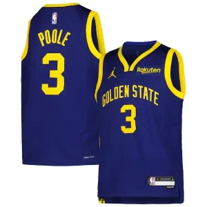 Fantastico Jordan Poole Golden State Warriors Youth 2022/23 Swingman Jersey Navy Statement Edition