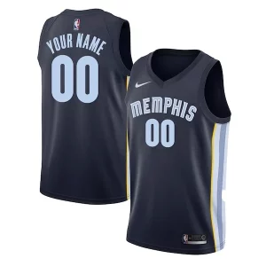 Fantastico Moderno Memphis Grizzlies Nike Swingman Custom Jersey Navy Icon Edition