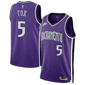 Fantastico Prestigioso De'Aaron Fox Sacramento Kings Nike Unisex 2024/25 Swingman Jersey Purple Classic Edition