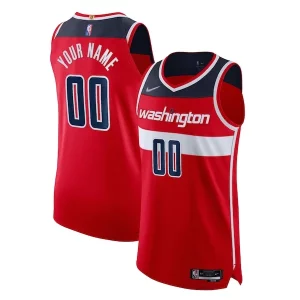 Fantastico Trendy Versatile Washington Wizards Nike 2021/22 Diamond Authentic Custom Jersey Icon Edition Red