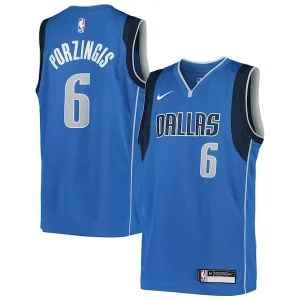 Fascinante Carino Kristaps Porzingis Dallas Mavericks Nike Youth Swingman Jersey Icon Edition Blue