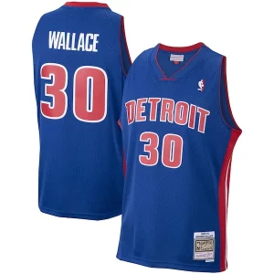 Fascinante Comodo Magnifico Rasheed Wallace Detroit Pistons 2003/04 Hardwood Classics Swingman Jersey Royal
