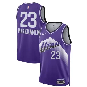 Fascinante Cool Lauri Markkanen Utah Jazz Nike Unisex 2023/24 Swingman Jersey Purple City Edition