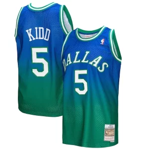 Fascinante Cool Magnifico Jason Kidd Dallas Mavericks 1994/95 Hardwood Classics Fadeaway Swingman Player Jersey Green/Navy