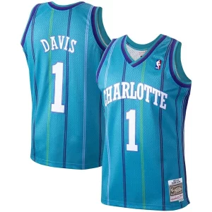 Fascinante Cool Splendido Baron Davis Charlotte Hornets 1999/00 Hardwood Classics Swingman Jersey Teal