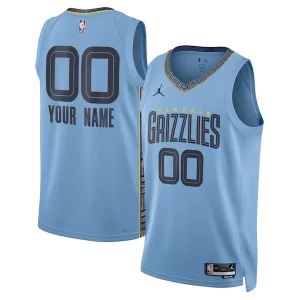 Fascinante Incantevole Attraente Memphis Grizzlies Jordan Brand Unisex 2022/23 Swingman Custom Jersey Statement Edition Blue