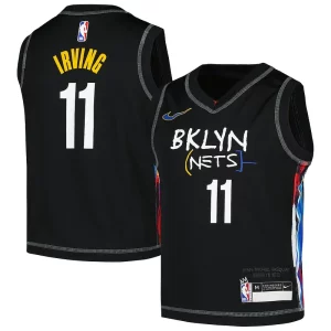 Fascinante Kyrie Irving Brooklyn Nets Nike Preschool 2020/21 Swingman Jersey City Edition Black