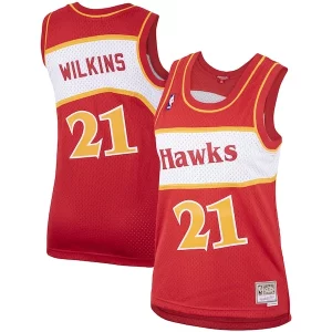 Fascinante Meraviglioso Delizioso Dominique Wilkins Atlanta Hawks Women's Hardwood Classics Swingman Jersey Red