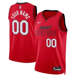 Fascinante Ottimo Miami Heat Nike Unisex 2024/25 Custom Swingman Jersey City Edition Red