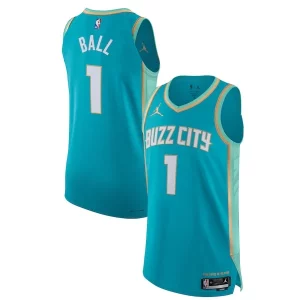 Fascinante Prestigioso Jordan Brand LaMelo Ball Charlotte Hornets Authentic Jersey City Edition Teal