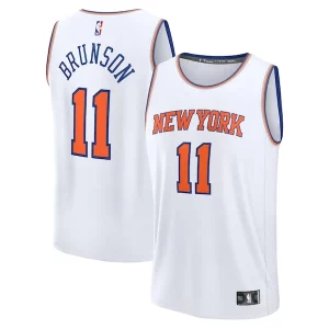 Fascinante Resistente Accattivante Jalen Brunson New York Knicks Fast Break Replica Player Jersey Association Edition White