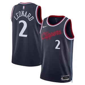 Fascinante Resistente Kawhi Leonard LA Clippers Nike Unisex 2024/25 Swingman Jersey Navy Icon Edition