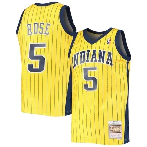 Fascinante Trendy Jalen Rose Indiana Pacers 1999/00 Hardwood Classics Swingman Jersey Gold