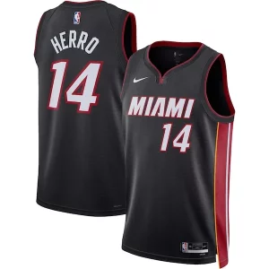 Gorgeous Bellissimo Tyler Herro Miami Heat Nike Unisex Swingman Jersey Icon Edition Black
