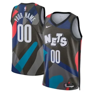 Gorgeous Brooklyn Nets Nike Unisex 2023/24 Custom Swingman Jersey Black City Edition