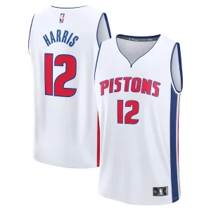 Gorgeous Fantastico Robusto Tobias Harris Detroit Pistons Fast Break Replica Player Jersey Association Edition White