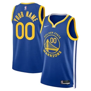 Gorgeous Golden State Warriors Nike Unisex Swingman Custom Jersey Royal Icon Edition