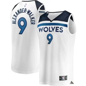 Gorgeous Incantevole Nickeil Alexander Walker Minnesota Timberwolves Youth Fast Break Replica Player Jersey Association Edition White