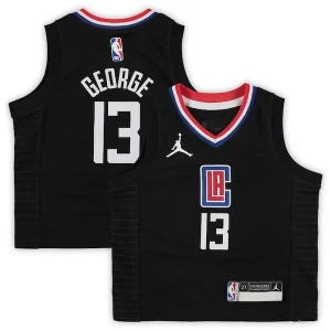 Gorgeous Lussuoso Duraturo Paul George LA Clippers Jordan Brand Toddler 2020/21 Jersey Black Statement Edition