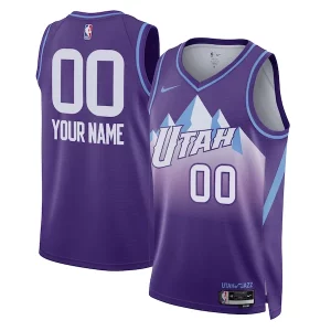 Gorgeous Lussuoso Fascinante Utah Jazz Nike Unisex 2024/25 Custom Swingman Jersey City Edition Purple
