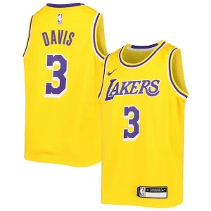 Incantevole Anthony Davis Los Angeles Lakers Nike Youth Swingman Jersey Icon Edition Gold