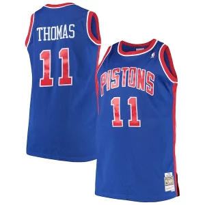 Incantevole Delizioso Isaiah Thomas Detroit Pistons 1988/89 Big & Tall Hardwood Classics Swingman Jersey Royal