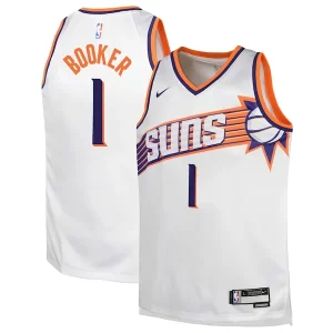 Incantevole Devin Booker Phoenix Suns Nike Youth Swingman Jersey Association Edition White