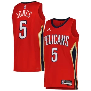 Incantevole Duraturo Lussuoso Herbert Jones New Orleans Pelicans Jordan Brand Unisex Swingman Jersey Statement Edition Red