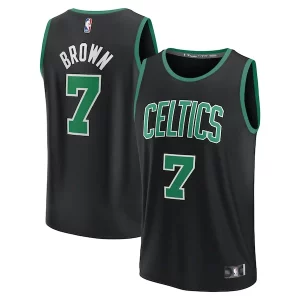 Eccezionale Bellissimo Carino Jaylen Brown Boston Celtics Youth Fast Break Replica Player Jersey Statement Edition Black