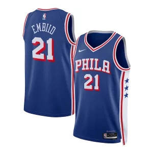 Incantevole Joel Embiid Philadelphia 76ers Nike Youth Swingman Jersey Icon Edition Royal
