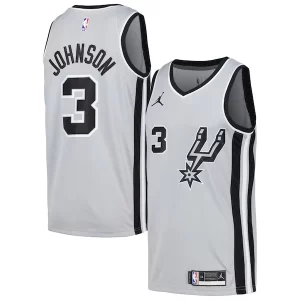 Incantevole Keldon Johnson San Antonio Spurs Nike Swingman Player Jersey Statement Edition Silver