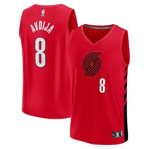 Incantevole Magnifico Fantastico Deni Avdija Portland Trail Blazers Fast Break Player Jersey Statement Edition Red